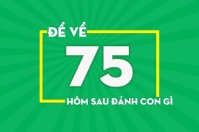 Đề về 75 hôm sau đánh con gì chính xác, nhận tiền liền tay