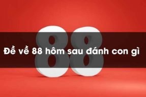 Đề về 88 hôm sau đánh con gì chính xác, nhận thưởng liền tay