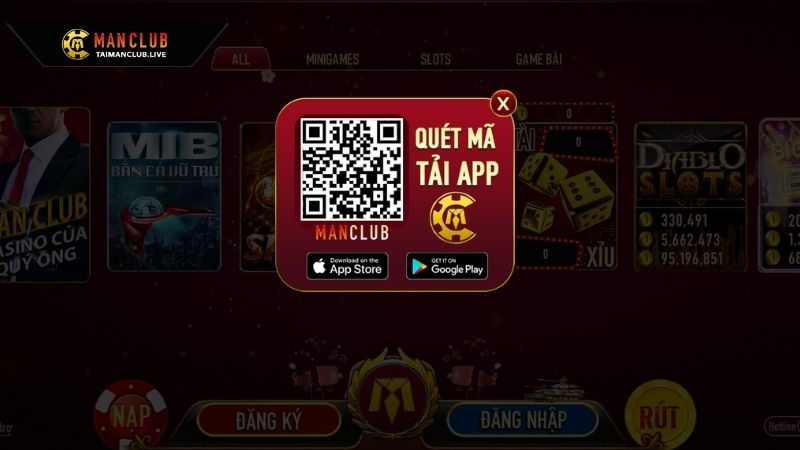 Hướng dẫn cách tải app Manclub về Android