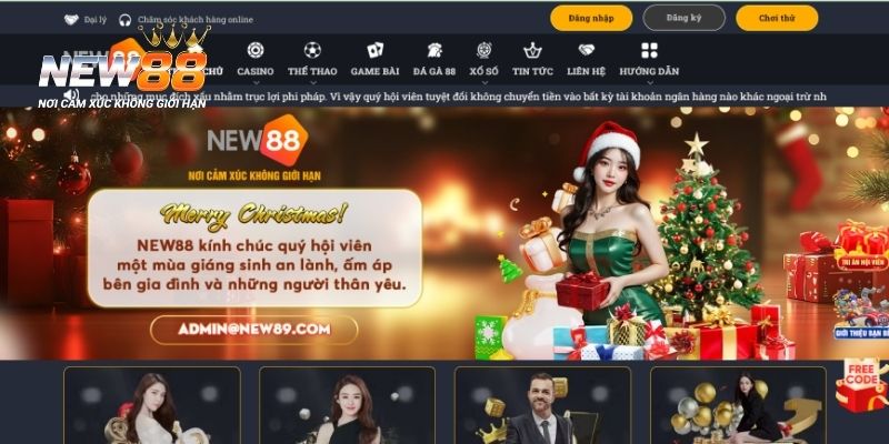 Nhà cái uy tín New88 giao diện hướng tới người dùng
