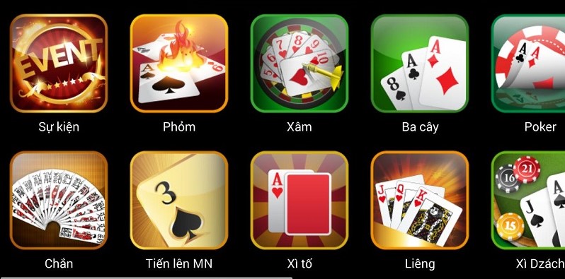 Các game bài đổi thưởng phổ biến tại 78win