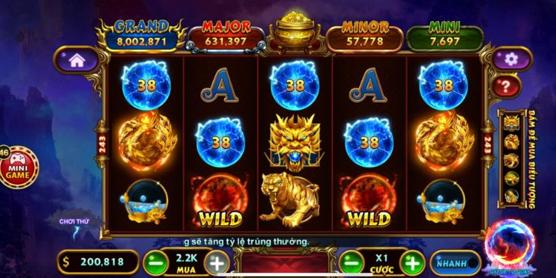 Giới thiệu về game nổ hũ Kho Tàng Ngũ Long