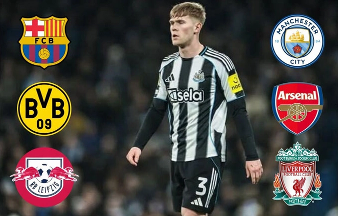 Các đội bóng lớn tại châu Âu đang theo sát sự phát triển của Lewis Hall